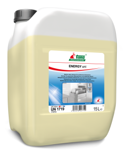 Płynny detergent do mycia naczyń w zmywarkach w wodzie średnio-twardej ENERGY uni 15 L