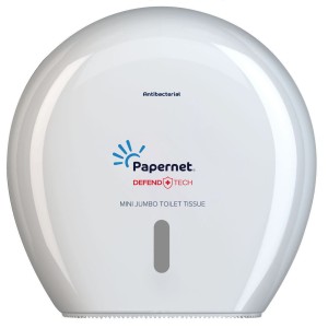 Dozownik Antybakteryjny - Papier Toaletowy Mini Jumbo z technologią Defend Tech - Papernet